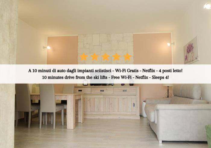 CASTEL DI SANGRO - chalet a pochi minuti di auto dalle piste immerso nel verde