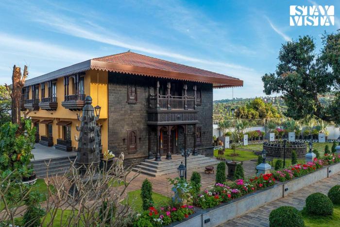 StayVistas Sula Wada - The Legacy -Valley View Villa with Maharashtrian Wada Experience, Modern Amenities, Outdoor Swimming Pool, Indoor Activities