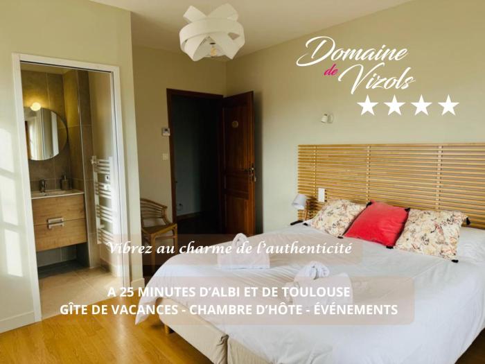 Chambre dhôte au Domaine de vizols