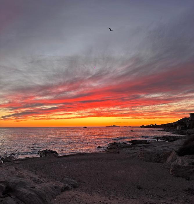 Casa Mare, CABANON SUR LA PLAGE à Ajaccio vue sanguinaires