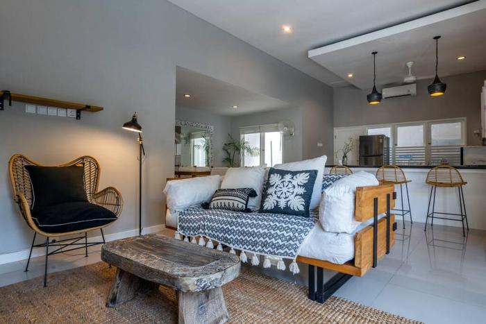 Spacious Two Bedroom Modern Tropical Home