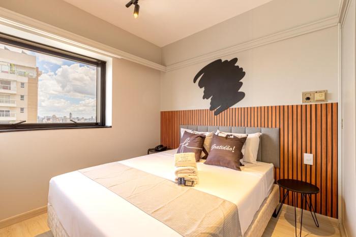 Easy Star - Prático flat próximo do Shopping Pamplona - DO03I