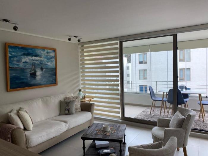 HOM I Luminoso y Amplio Depto 3D2B Reñaca 6PAX