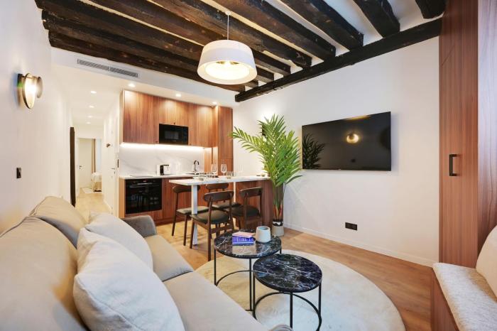 Chic apartment - 1BR-4P -AC- Marais-Vosges