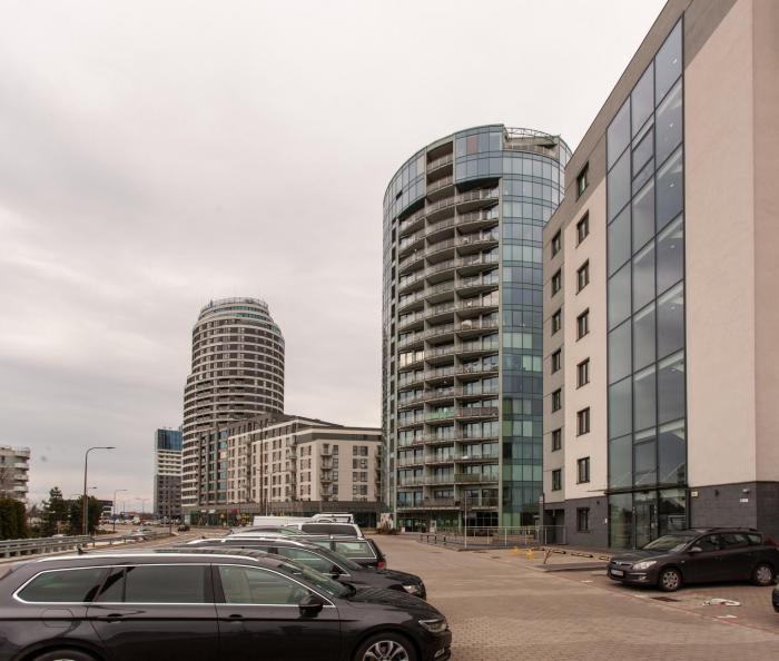 Apartament Royal Capital Towers Klimatyzacja & Prywatny Parking & Bezkontaktowe Zameldowanie & Balkon