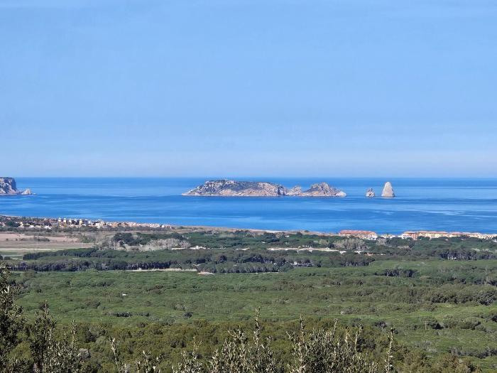 Montagne vue panoramique sur mer