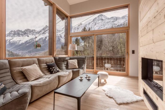 Chalet Kieppi - View off Mont-Blanc range