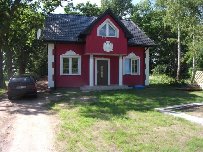 Ferienhaus in Nowe Warpno mit Garten, Terrasse und Grill und Seeblick