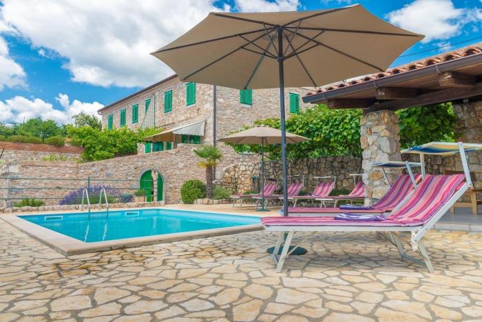 Ferienhaus mit Privatpool für 2 Personen und 2 Kinder in Crikvenica, Kvarner Bucht