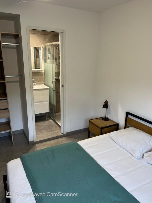 Chambre avec salle deau privée dans appartement partagé 200 m du tram