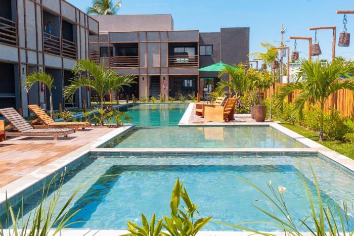 Condomínio Gamboa Patacho a 190 da praia na Rota dos Milagres