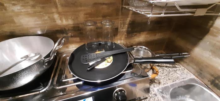 Aggarwal home stay in independent flat with private kitchen washroom fridge Android TV wi fi andcooking utensils for self cooking