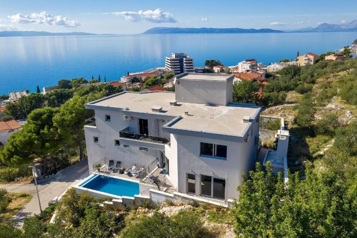 Ferienhaus mit Privatpool für 6 Personen ca 150 qm in Podgora, Dalmatien Mitteldalmatien