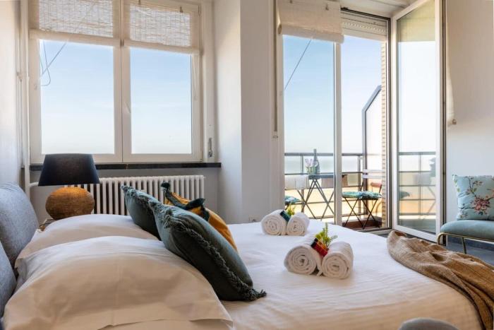 Huswell - Beautiful spacious studio with frontal sea view