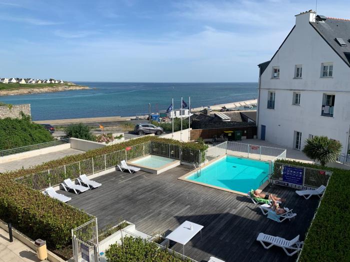 DUPLEX VUE MER - Plage 100m - Parking - 4 lits - hamam & sauna