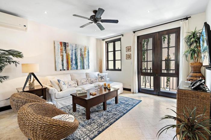 Stylish Beach-Themed Condo with Two Bedrooms and Lovely Ocean Views