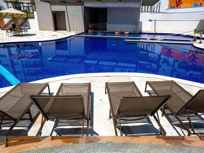 Apartamento 2 quartos em Resort com parque aquático em Caldas Novas - GO