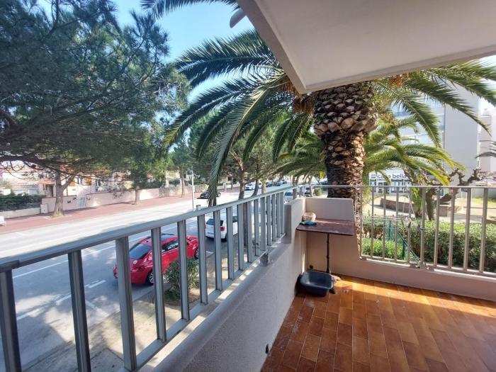 La Sirène, à 250 m de la plage, T2 lumineux avec une terrasse spacieuse de15m²