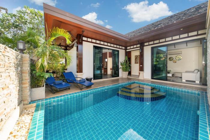 Private 2BR Pool Villa 2D15 in Gated Residences Rawai VIP Villas near Kids Park