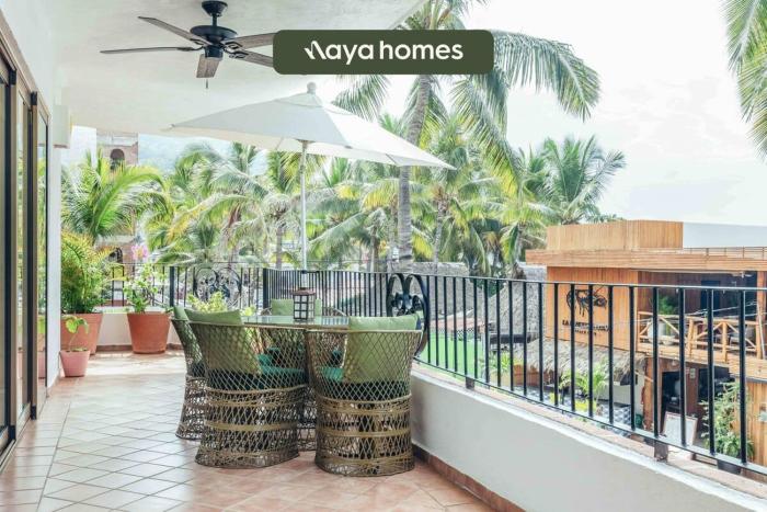 Ocean view 2Br Condo-Balcony-Beach-Pool