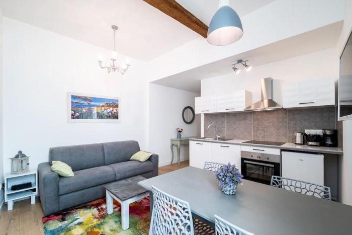Le Shabby Chic, Beau T2, Patio, Centre Ville