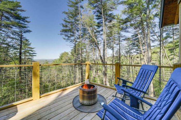 Secluded Brevard Cabin with Private Waterfall!