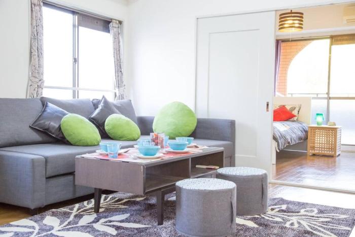 Rokko - Modern Apartment near Hiroshima Station for 5 ppl