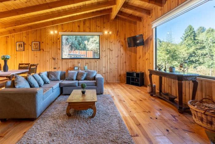 Villarrica Cabin 2BR with Fireplace and terrace