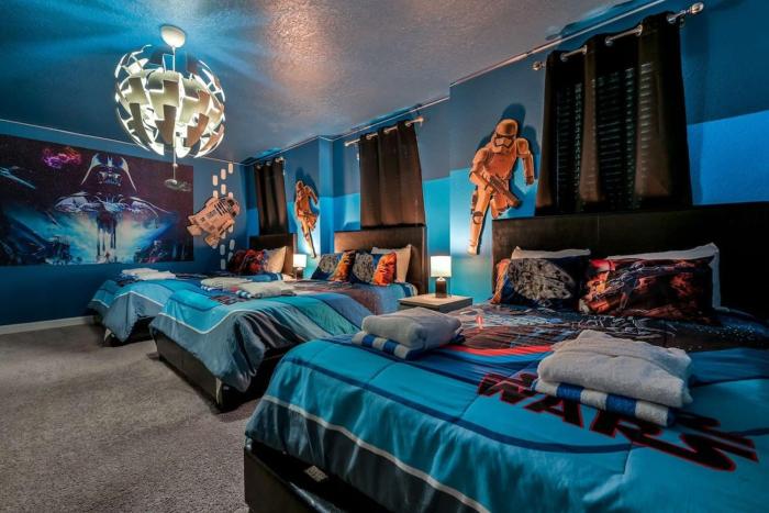 Disney Bliss Themed Rooms Game Room Private Pool
