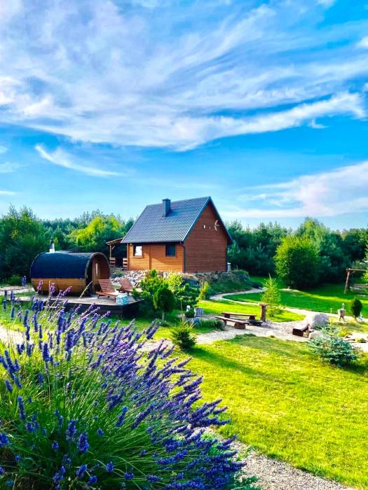 Dolina Bella - ogrzewany domek z balią, sauną i kominkiem w sercu Kaszub