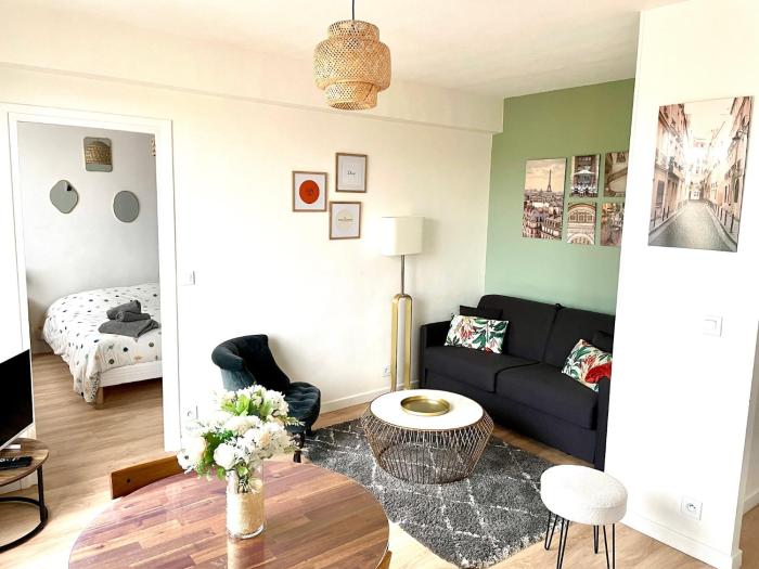 2 pièces lumineux aux portes de Paris