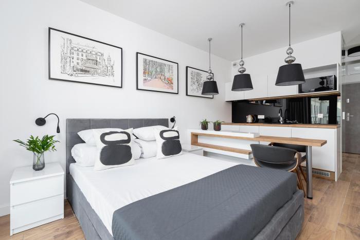 Studio with a balcony and AC - Rajska 3 street