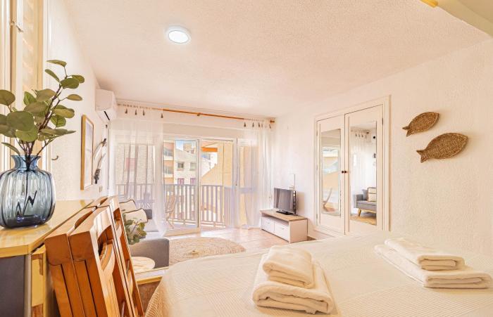 LA PECERA - La Manga del Mar Menor - Edificio Mónaco - Kilómetro 7 - cama plegable y sofá-cama