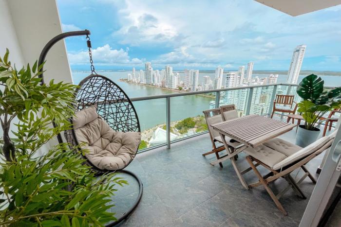 Apartamento con vista a la bahía