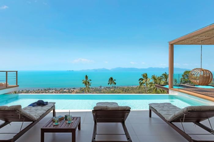 Jungle Seaview Villa with Suspended Bed