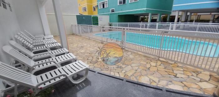Apartamento no centro da praia com piscina - AP 80