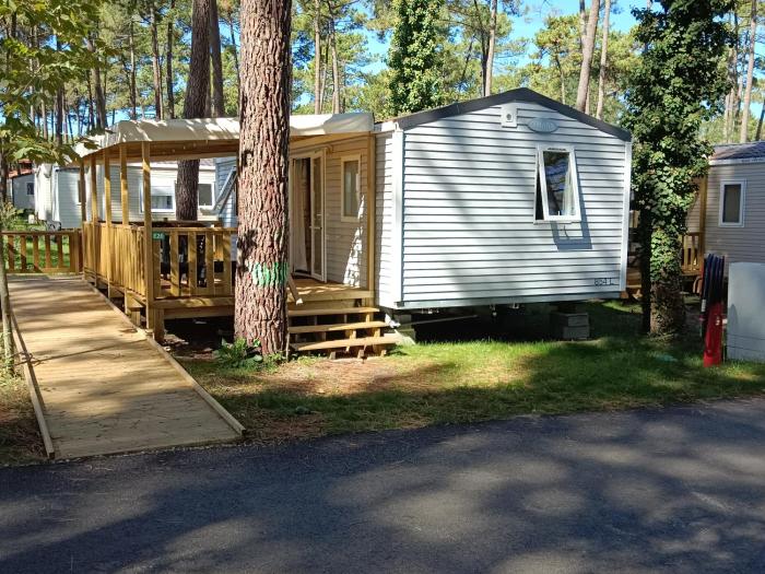 Mobilhome haut de gamme XXL sous les pins !