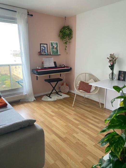 Studio neuf cozy avec balcon, 11e arr Voltaire, proche Bastille