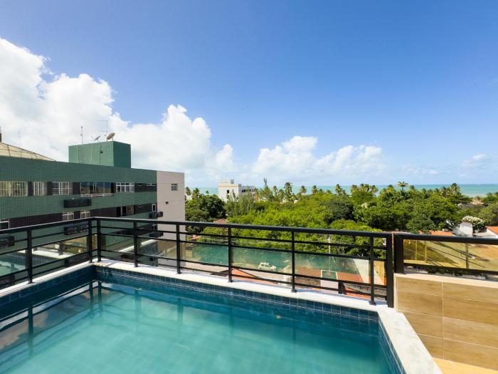 PERFEIÇÃO do Cabo Branco - FLAT p ate 4 pessoas a 100 m da Praia