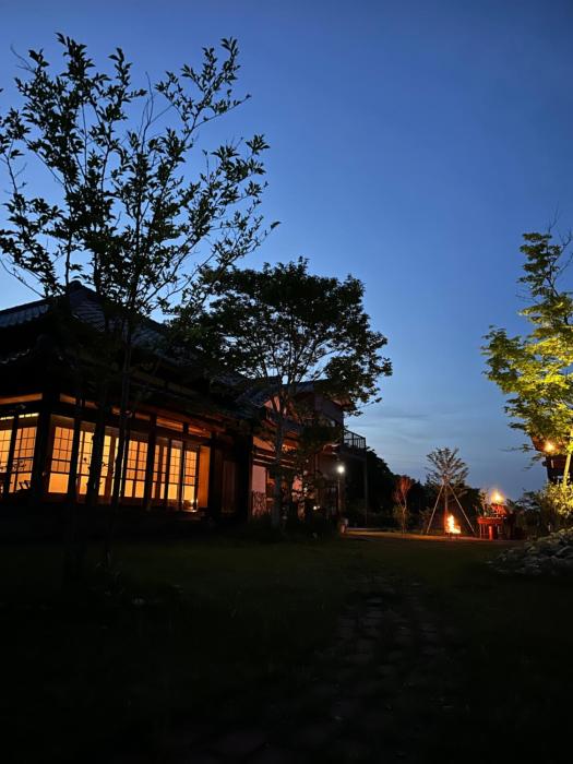 白子の古民家bimbetta 星空の下で焚き火とバーベキュー