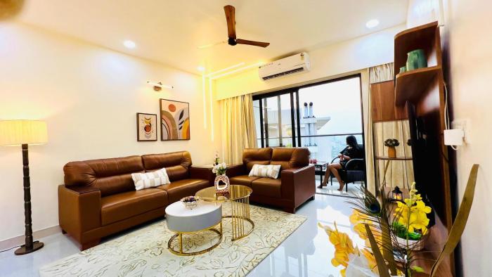 BluO Stylish 2BHK New Town Rajarhat - Skyline View Condo