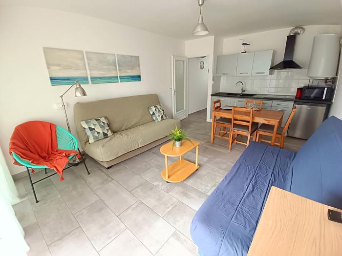 Studio Palavas proche plages et centre - terrasse - Clim & Parking