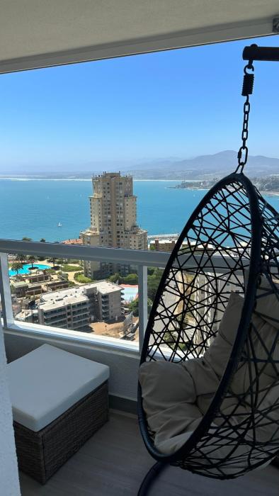 Amplio Dpto Costa de Montemar con Vista al Mar