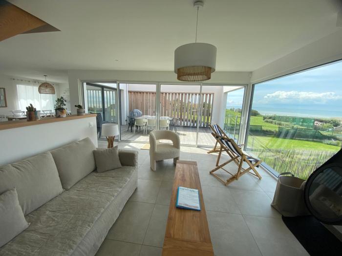 B&B Sangatte-Calais - Terrasse vue Mer - 2 min à pied de la plage