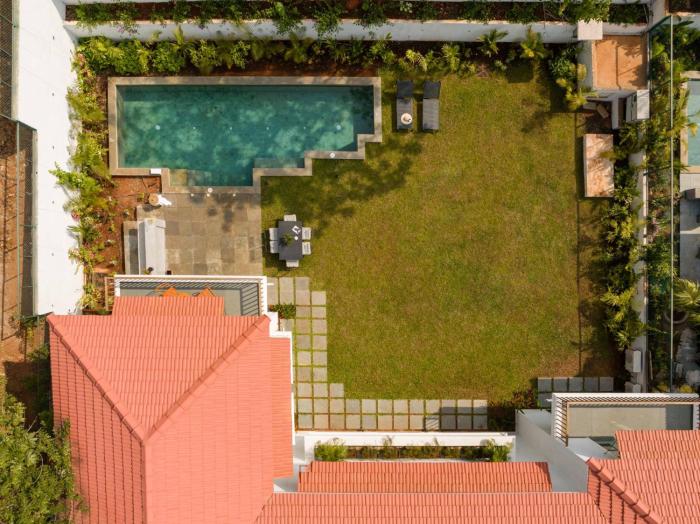 La Estada, Huge 4 BHK Villa in Assagao with Large Private Pool & Garden, Security, Kitchen