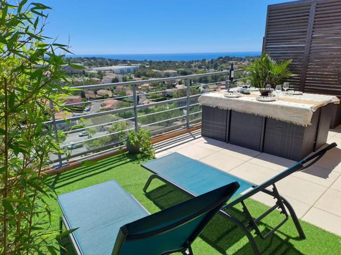 Spacieux 3 pièces vue mer