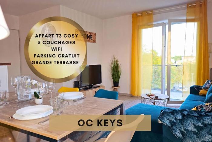 Lévasion Carcassonnais avec Terrasse 2 places de Parking privée