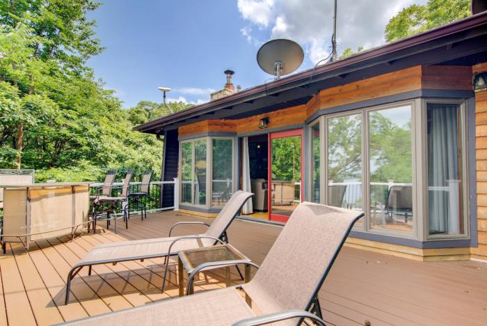 Walk to Tuttle Creek Lake Secluded Scenic Retreat