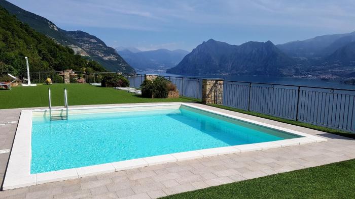 Die Sonnenterrasse vom Iseosee