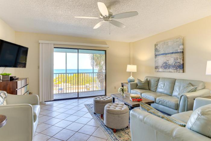 Gulf Views and Pool Access Bradenton Beach Condo!